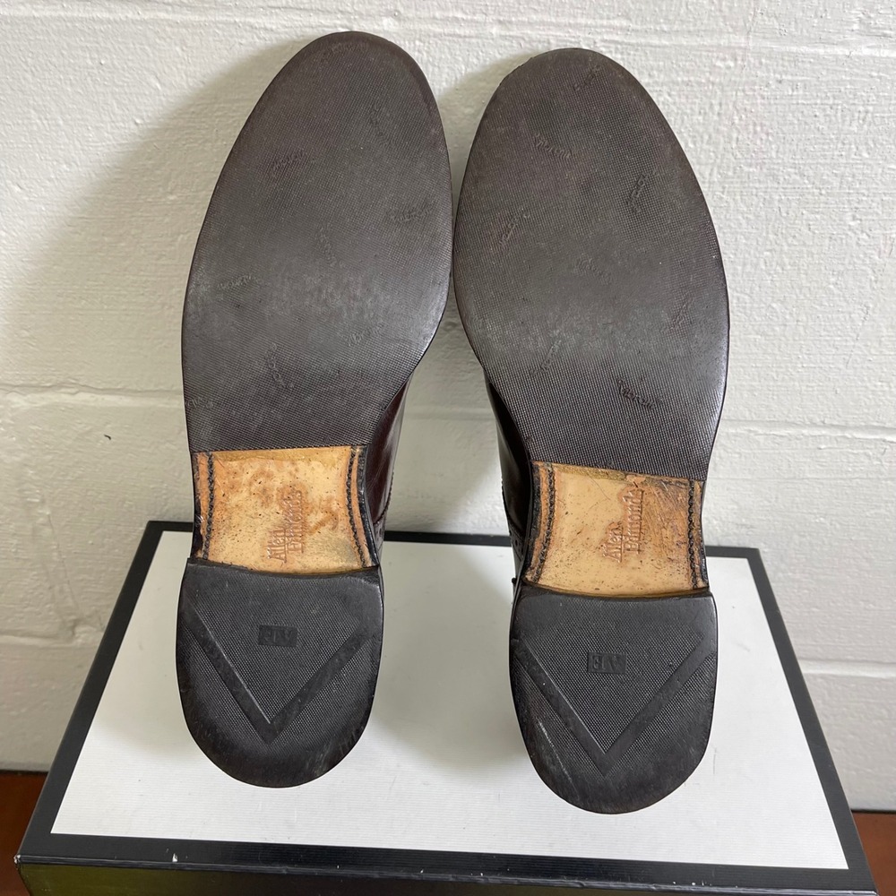Allen Edmonds Lexington 5171 Brown Leather Cap Toe Oxford Dress Shoes Men's 10 D - Picture 10 of 12